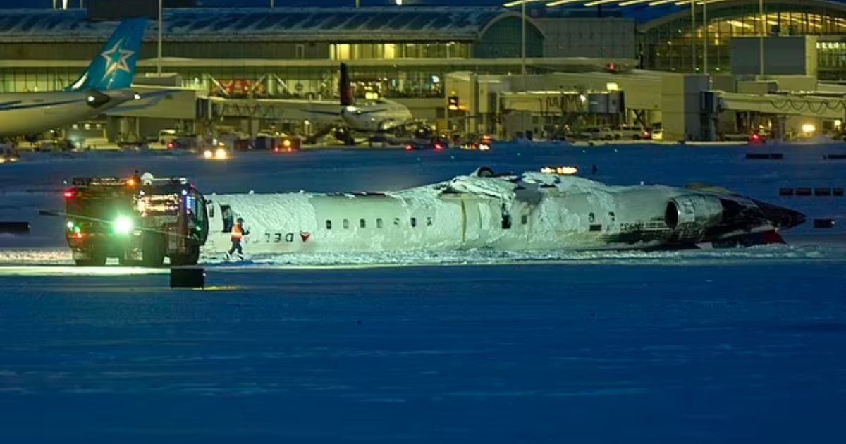copy of articles thumbnail 1200 x 630 3 20.jpg?resize=412,232 - Shocking New Footage Shows Fireball Explode As Delta Airlines Crash Lands & FLIPS Over On Icy Runway