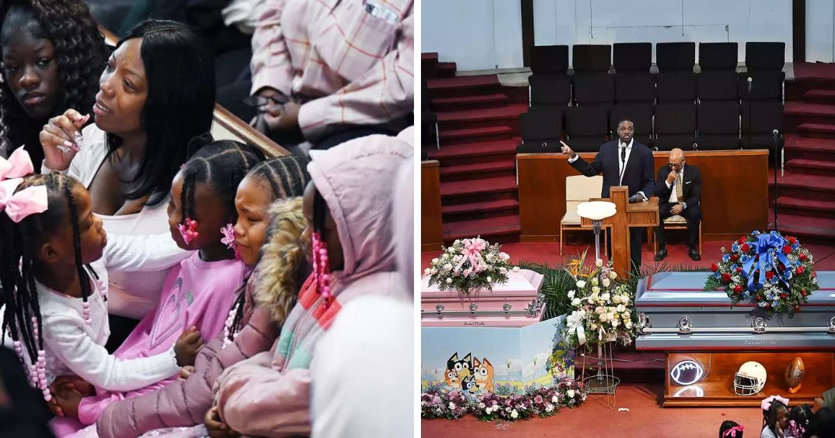 copy of articles thumbnail 1200 x 630 46.jpg?resize=412,275 - Mom of 2 Kids Who Died After Sleeping in Van Gets Emotional at Their Funeral as Pastor Calls for Compassion