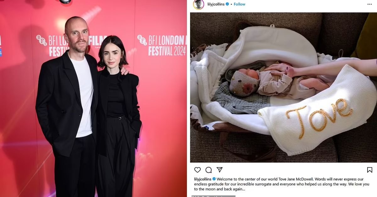 copy of articles thumbnail 1200 x 630 8.jpg?resize=412,232 - 'Emily In Paris' Star Lilly Collins Welcomes Baby Number One And Reveals Adorable Name With Picture