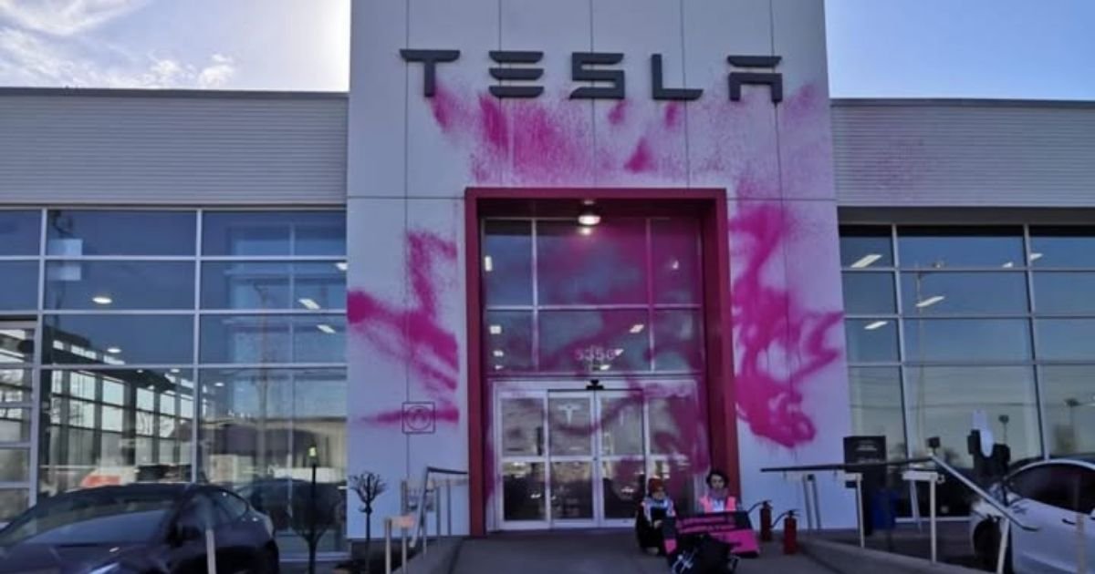 copy of articles thumbnail 1200 x 630 2 34.jpg?resize=412,275 - Tesla Dealership in Montreal Looks Like This After Elon Musk Said “Canada is Not a Real Country”