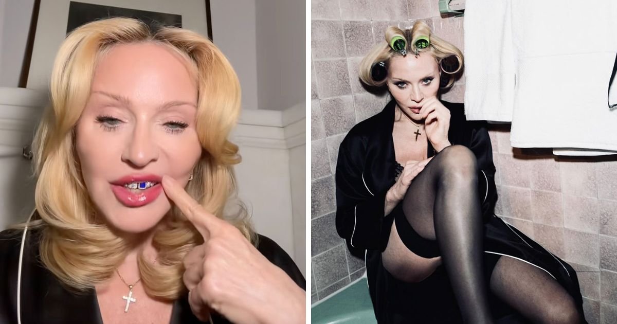 copy of articles thumbnail 1200 x 630 28 1.jpg?resize=412,232 - Madonna Fans Spot Embarrassing “Toilet” Detail As She Shows Off Diamond Grills