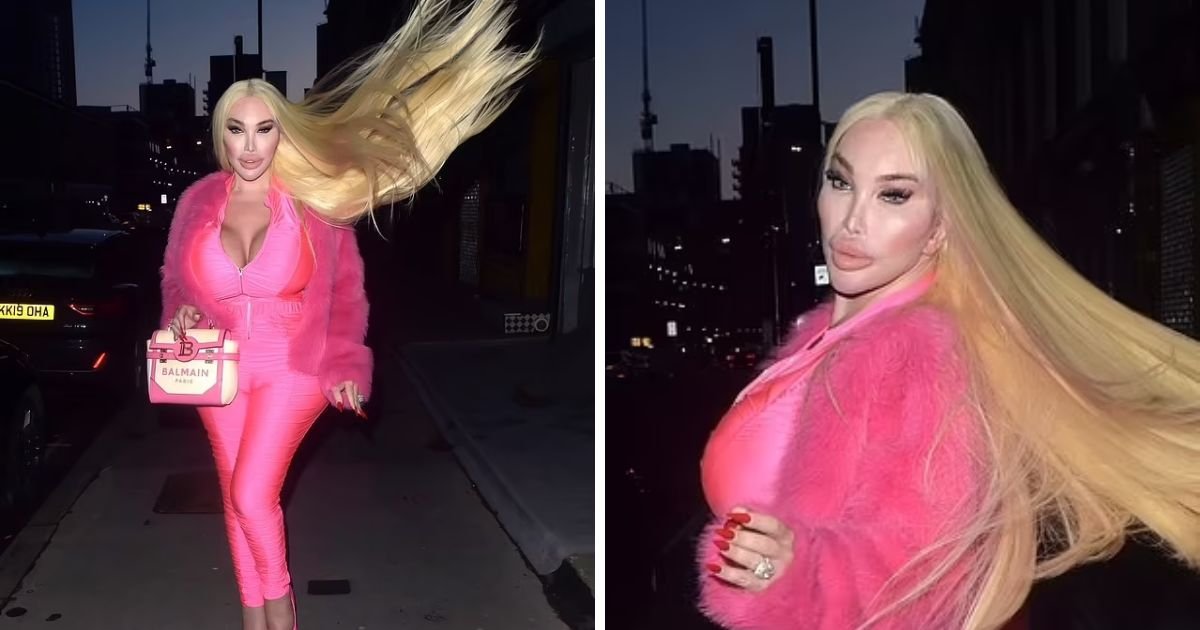 copy of articles thumbnail 1200 x 630 3 7.jpg?resize=412,232 - Jessica Alves Puts on a Busty Display in a Skintight Pink Catsuit After Revealing Fears For Her Safety Amid Trump’s Crackdown on ‘Gender Ideology’