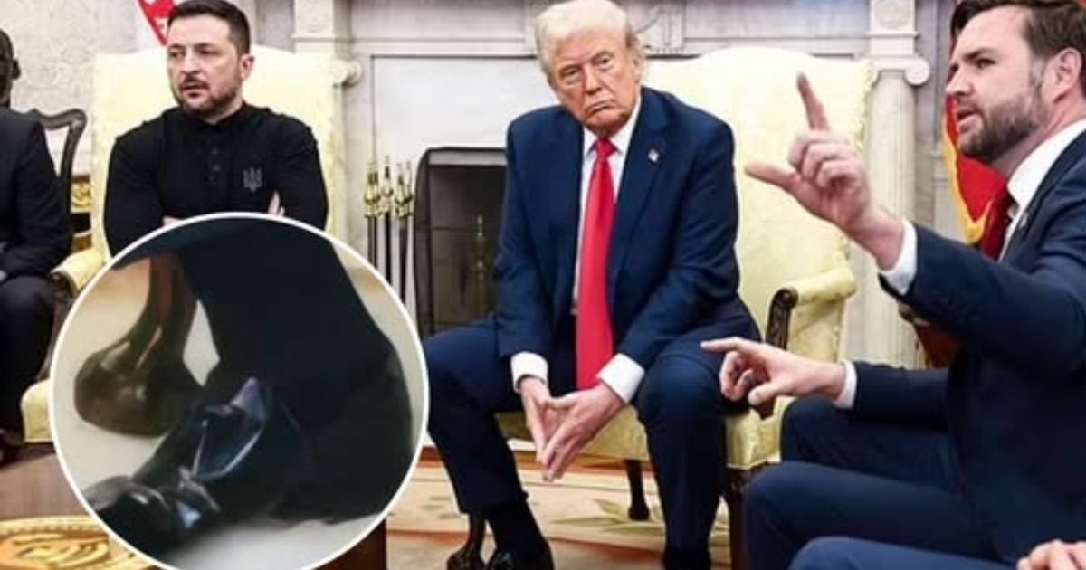 copy of articles thumbnail 1200 x 630 4 10.jpg?resize=412,232 - Internet Bursts Into Laughter Over Trump's 'Clown Shoes' Days After Footage of His Limping Legs Went Viral
