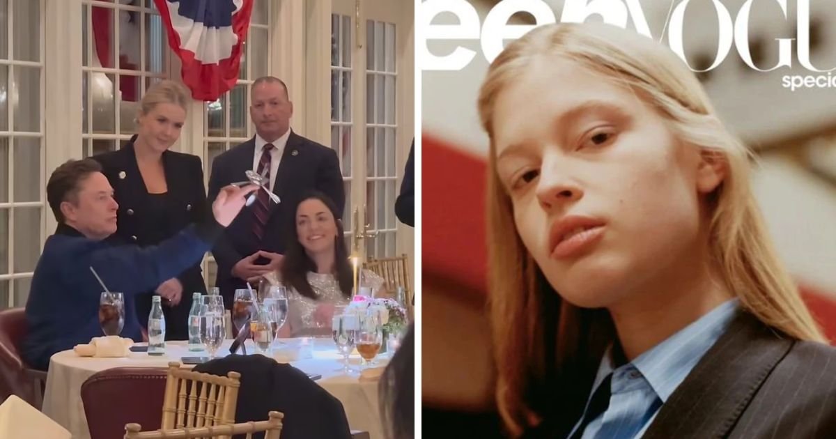 copy of articles thumbnail 1200 x 630 4 31.jpg?resize=412,275 - Elon Musk’s Estranged Daughter Vivian Calls Dad a ‘Pathetic Man-Child’ As Billionaire Spotted Playing With Utensils at Trump Meeting