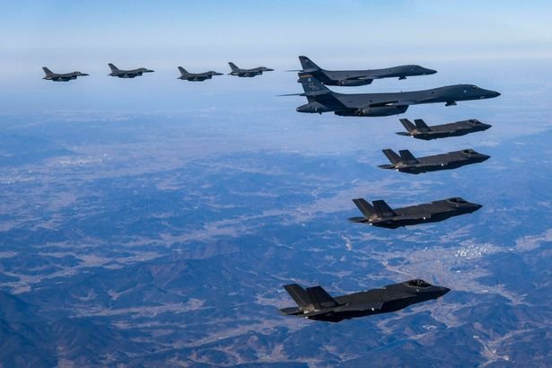 10245254 2 SKOREA NKOREA US MISSILE 1745066308.jpg?resize=412,232 - North Korea Issues Chilling World War Three Threat Over US Long Range Bombers