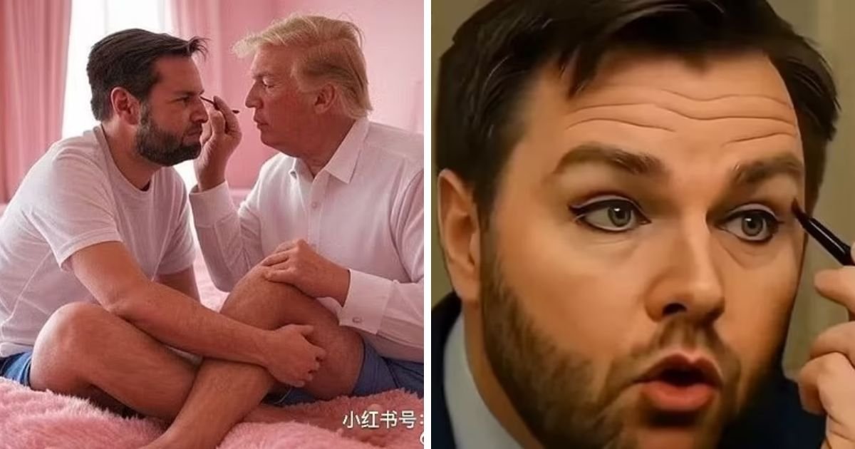copy of articles thumbnail 1200 x 630 18 23.jpg?resize=412,275 - China Slams 'Eyeliner Man' JD Vance & Unleashes Meme Warfare on US Amid Tariff Stand-Off