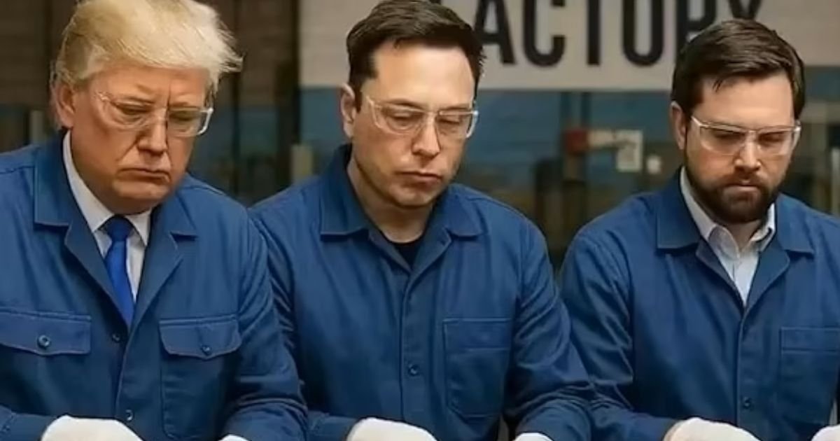 copy of articles thumbnail 1200 x 630 21 4.jpg?resize=412,232 - Trump and Elon Musk Mocked in New Video Showing Them as Factory Workers as Beijing Refuses to Back Down