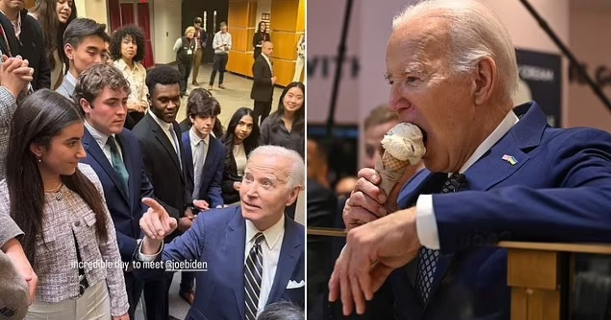 copy of articles thumbnail 1200 x 630 31 2.jpg?resize=412,275 - Biden Drops His Melting Ice Cream Bar After Being Smuggled into Harvard for Surprise Appearance