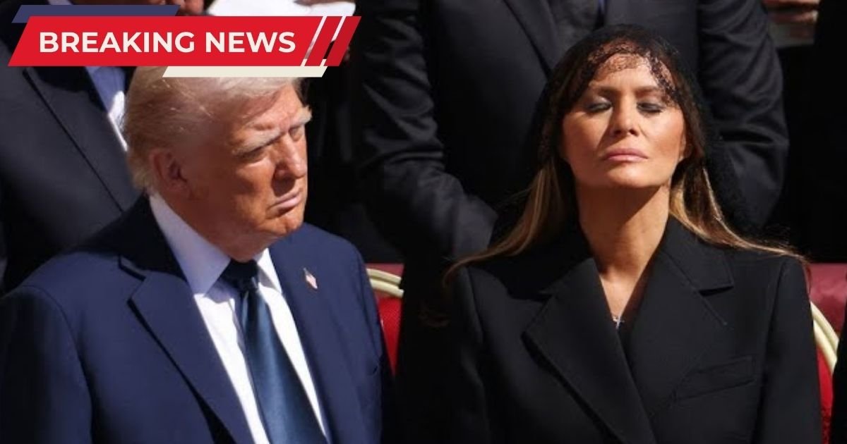 copy of single image thumbnail 1200 x 630 22.jpg?fit=1024%2C538&ssl=1&strip=all - 'This Is A Lot to Handle!'- Viewers Distracted By 'Extra Orange' Donald Trump & Melania's Dreadful Black Veil At Pope's Funeral