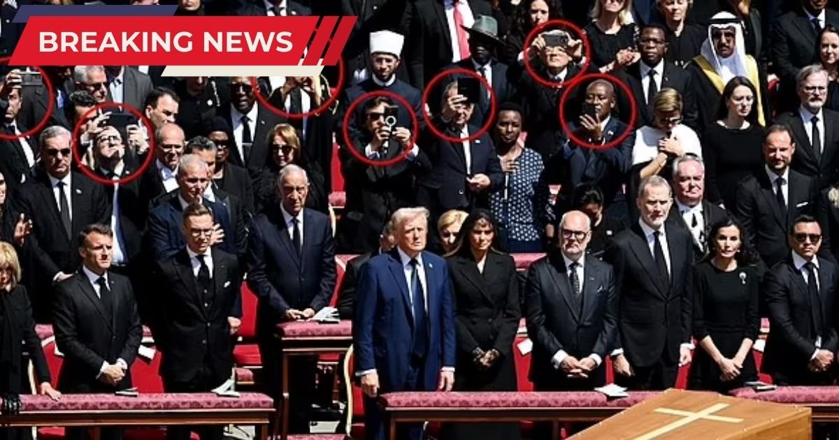 copy of single image thumbnail 1200 x 630 35.jpg?resize=412,275 - World Leaders Who Grabbed Phones to Snap Photos of Pope's Coffin Exposed