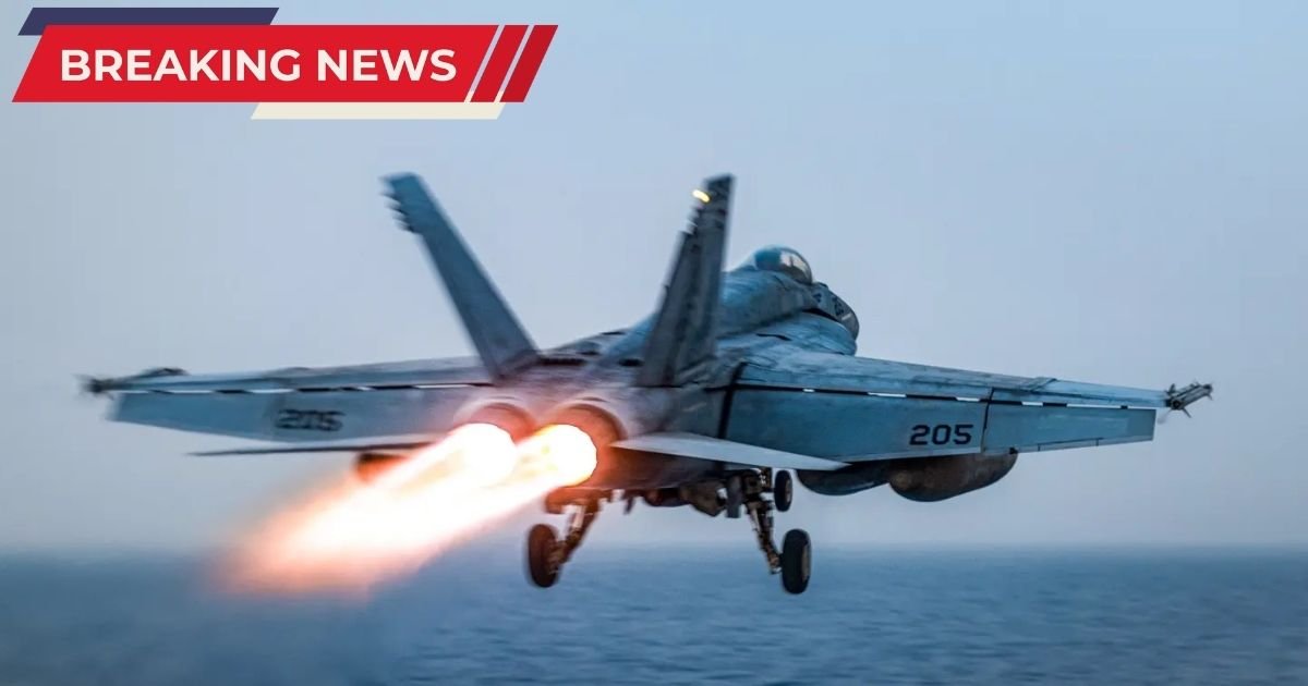 copy of single image thumbnail 1200 x 630 5 1.jpg?resize=1200,630 - US Navy Aircraft Carrier Makes 'Sharp' Turn To Avoid Houthi Attack Causing $56 Million Fighter Jet to Roll Off & SINK In Red Sea