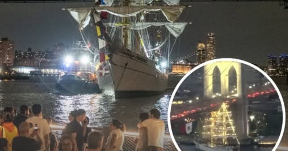 copy of articles thumbnail 1200 x 630 38 3.jpg?resize=412,232 - Two Confirmed DEAD and Dozens Critically Injured After Ship Carrying 277 Crashes Into Brooklyn Bridge