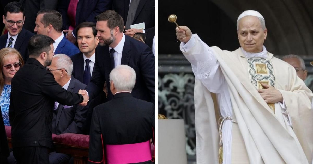copy of articles thumbnail 1200 x 630 41 2.jpg?resize=412,232 - US Vice President JD Vance Puts His Differences Aside and Shakes Hands with Ukrainian President Zelensky Before Pope’s Inaugural Mass
