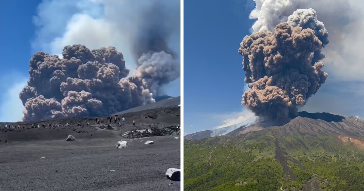 copy of articles thumbnail 1200 x 630 78.jpg?resize=1200,630 - Terrified Tourists 'Run For Their Lives' As Mount Etna Erupts & Gigantic Plumes of Ash Fill The Air
