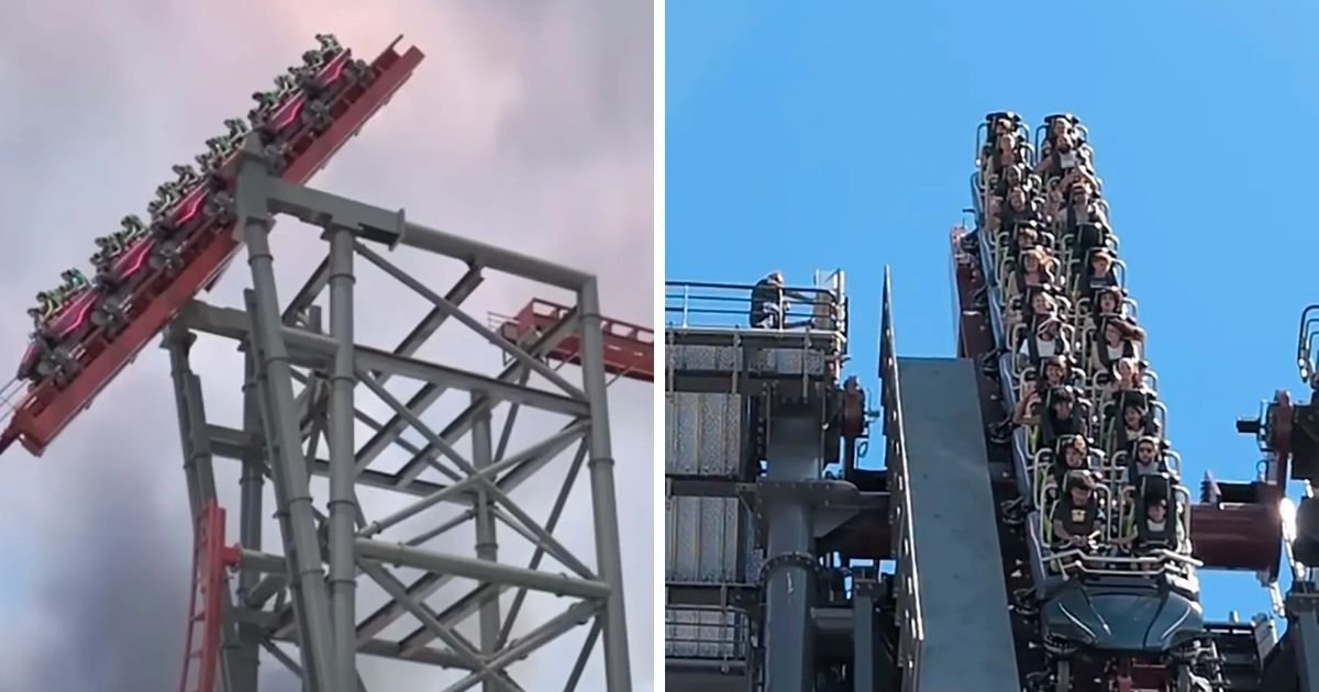 copy of articles thumbnail 1200 x 630 2025 07 01t111539 154.jpg?resize=412,232 - Terrifying 'Tilt' Rollercoaster Gets Stuck with Riders Suspended Straight Down on Opening Day