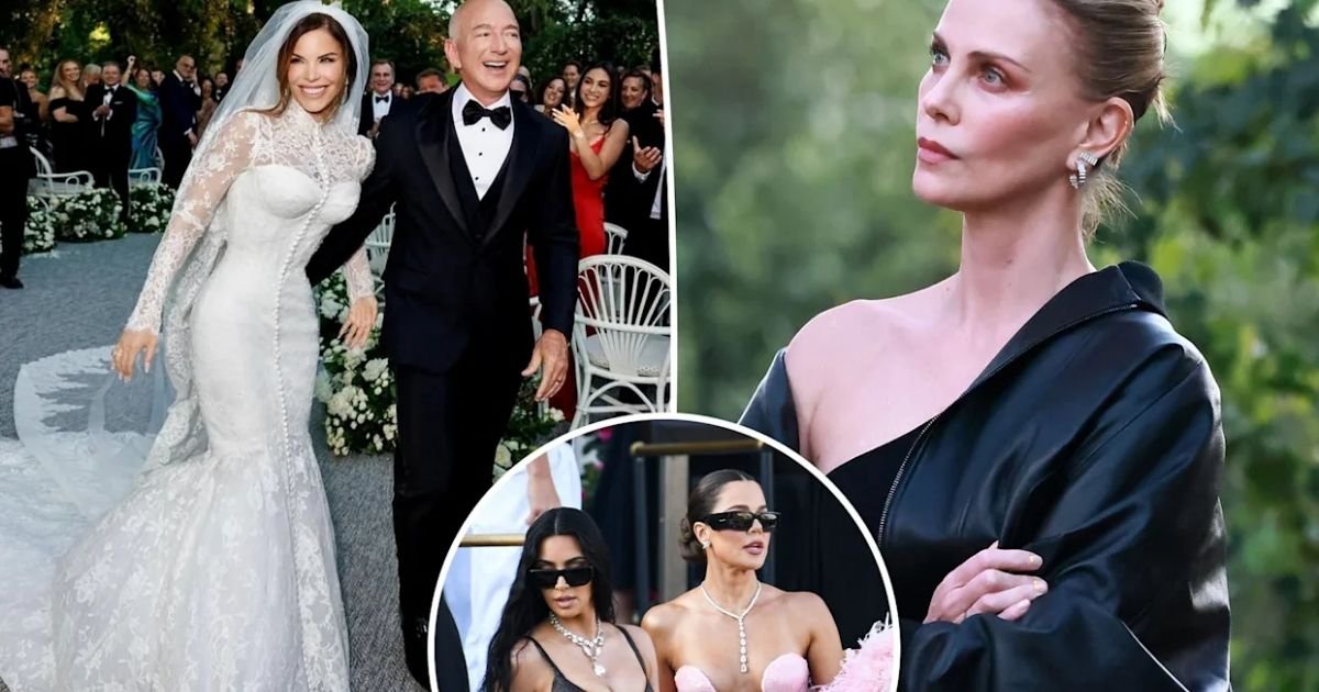 copy of articles thumbnail 1200 x 630 2025 07 01t142057 406.jpg?resize=412,232 - 'They Suck & Are Useless!'- Actress Charlize Theron Slams Jeff Bezos & Lauren Sanchez's Lavish $50 Million Wedding & Attendees