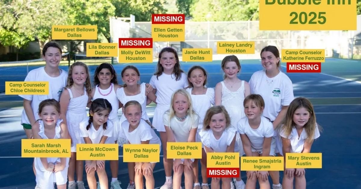 copy of articles thumbnail 1200 x 630 2025 07 09t125039 325.jpg?resize=412,232 - Haunting Photo Shows Camp Mystic Campers Just Days Before Every Girl was Swept Away by Texas Floods