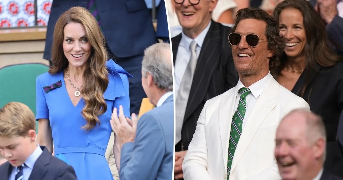 copy of articles thumbnail 1200 x 630 2025 07 15t141513 159.jpg?resize=412,232 - ‘Southern Gentleman’ Matthew McConaughey Praised for Sweet Gesture Upon Prince William and Kate Middleton’s Wimbledon Arrival