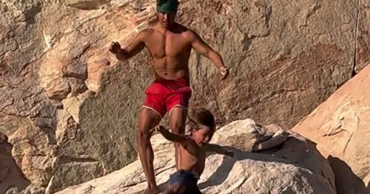 copy of articles thumbnail 1200 x 630 2025 07 17t135949 541.jpg?resize=412,232 - “Part Of The Dad Job Description”: Influencer Dad Tosses Son Off Cliff To Teach Life Lesson