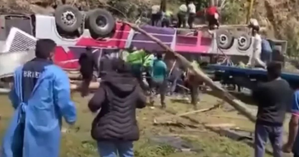 copy of articles thumbnail 1200 x 630 2025 07 28t054028 056.jpg?resize=412,232 - At Least 18 Dead and 48 Injured After Double-Decker Bus Crashes Over Slope, Splits in Half