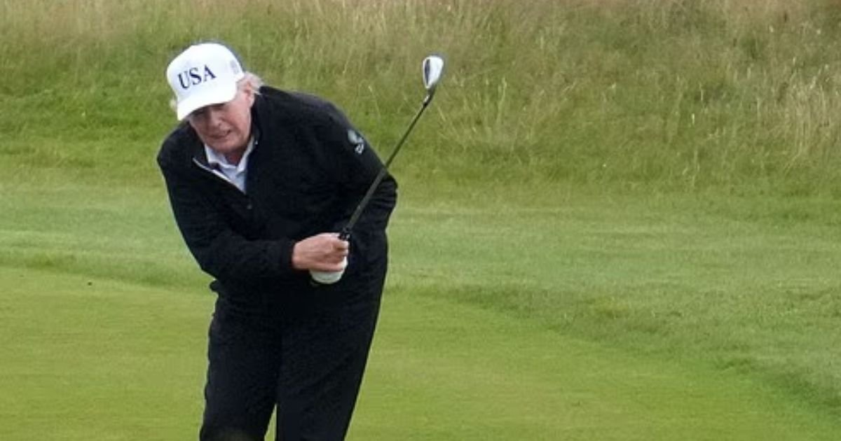copy of articles thumbnail 1200 x 630 2025 07 28t054319 621.jpg?resize=412,232 - 'Once a Felon, Always a Felon!'- Footage of Donald Trump 'cheating' on the golf course goes viral