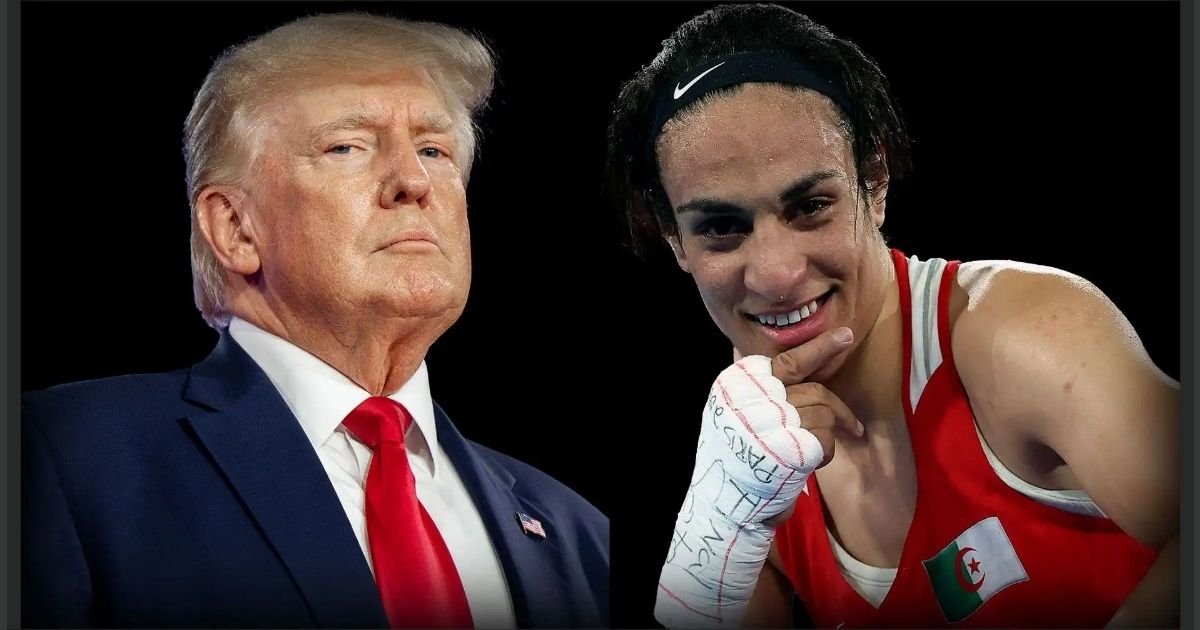 copy of articles thumbnail 1200 x 630 2025 08 07t152702 445.jpg?resize=412,275 - Donald Trump threatens to gender test ALL female competitors at Olympics 2028 after Imane Khelif controversy