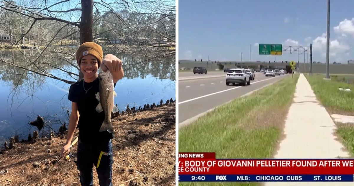 copy of articles thumbnail 1200 x 630 2025 08 10t214004 068.jpg?resize=412,275 - Decomposing remains found in search for missing teen Giovanni Pelletier who sent chilling final ‘Mom, help’ text