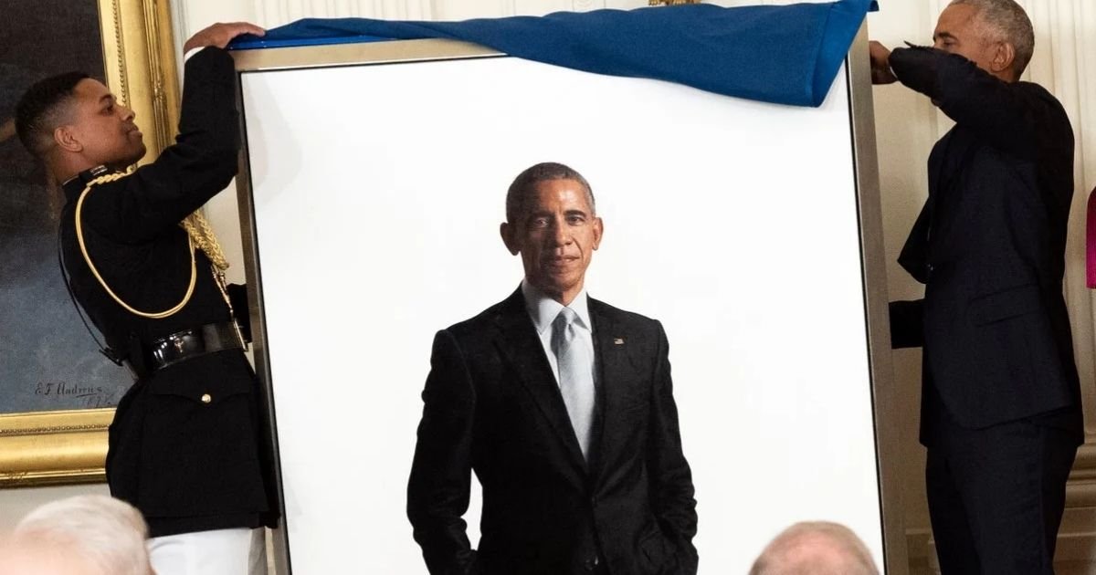 copy of articles thumbnail 1200 x 630 2025 08 11t162738 396.jpg?resize=412,275 - Donald Trump Moves Official Portrait of Former President Barack Obama in a 'Hidden' Stairwell in the White House