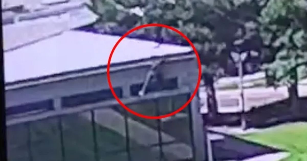 copy of articles thumbnail 1200 x 630 2025 09 12t134258 433.jpg?resize=412,232 - Shocking new video shows assassin leaping from rooftop and fleeing in seconds after shooting as authorities admit they have NO IDEA who and where suspect is